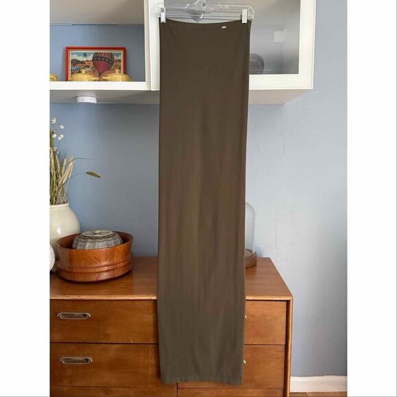 Wolford Fatal Stretch Tube Dress Bodycon Convertible Sz M Brown/olive - Picture 1 of 7